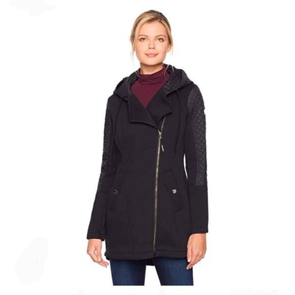 Michael kors black pea coat size 1X - Picture 1 of 9